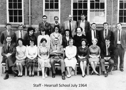 Hearsall School Staff - 1964