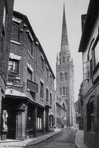 Bayley Lane c1890   -   Images reproduced by kind permission of Culture Coventry Trust/Coventry Archives