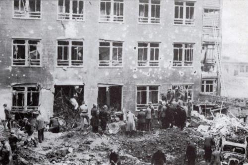 Bomb Damage Coventry and Warwickshire Hospital   -   Images reproduced by kind permission of Culture Coventry Trust/Coventry Archives