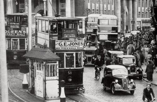 Broadgate c1939   -   Images reproduced by kind permission of Culture Coventry Trust/Coventry Archives