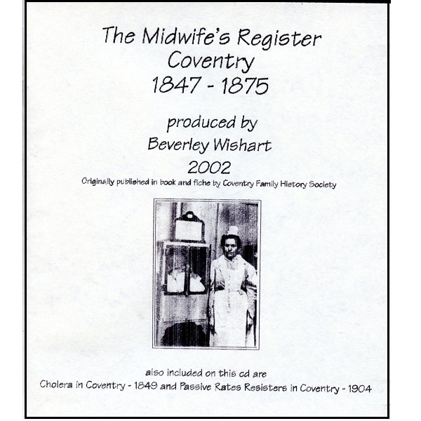 Midwife's Birth Registers, Cholera 1849 & Passive Rates Resisters (Download)
